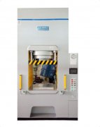 快速四柱液壓機(jī)中的時間制動換向回路是